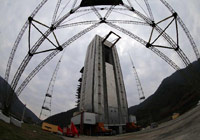 “嫦娥三号”发射前的西昌卫星发射中心