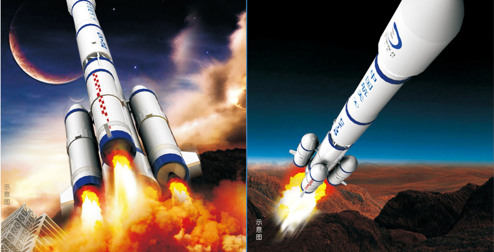 嫦娥三号发射 火箭起飞