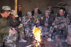 克孜勒苏军分区某边防团护边员