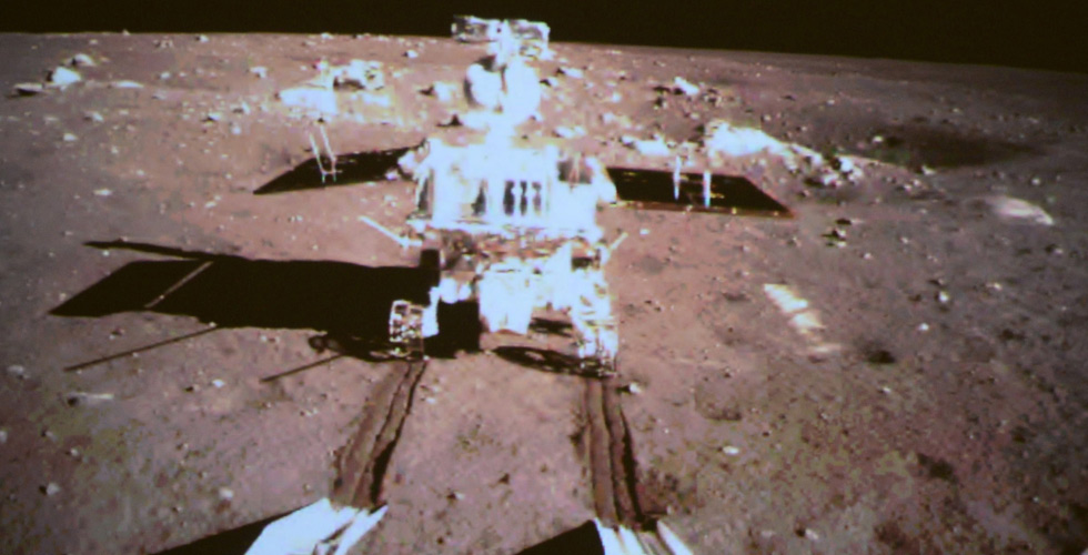 “嫦娥三号”着陆器巡视器成功分离