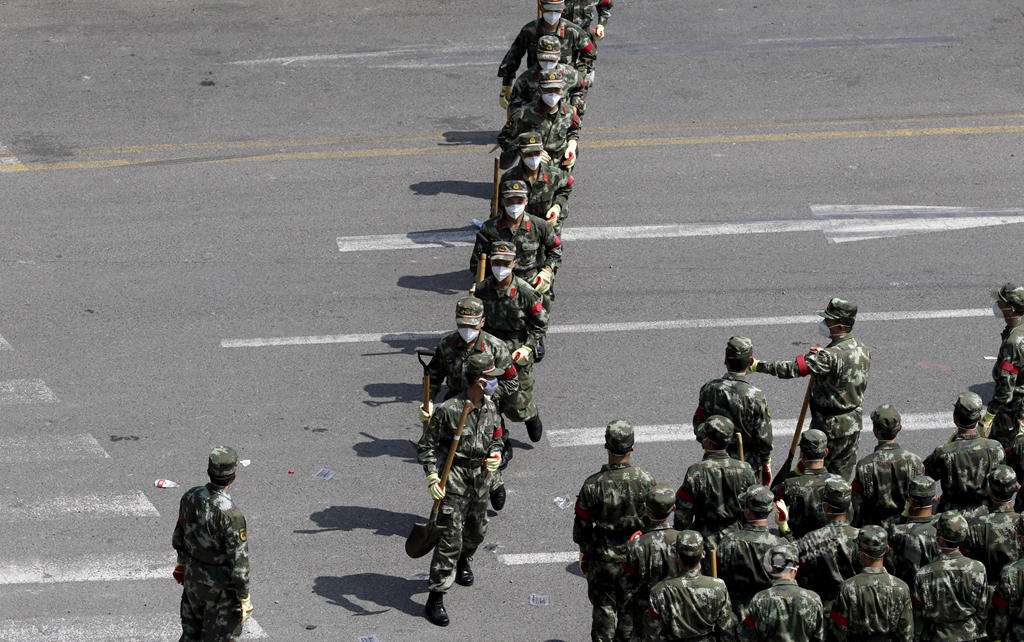 武警增派450余名官兵驰援江苏响水天嘉宜公司&ldquo;3&middot;21&rdquo;爆炸事故救援