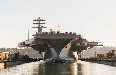 美专家：美海军12艘航母计划&ldquo;压力山大&rdquo;