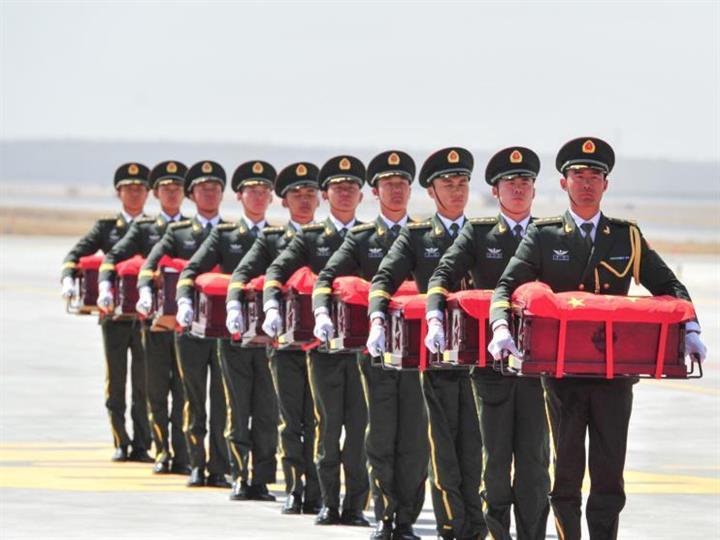 第六批在韓中國人民志願軍烈士遺骸回國