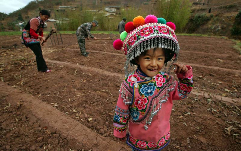 刘应华作品：大山深处那顶绿帐篷