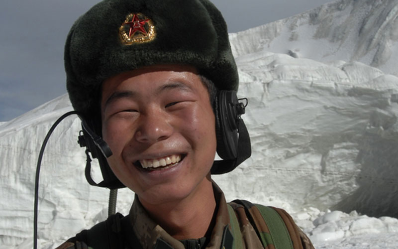 向文军作品：边关脸谱