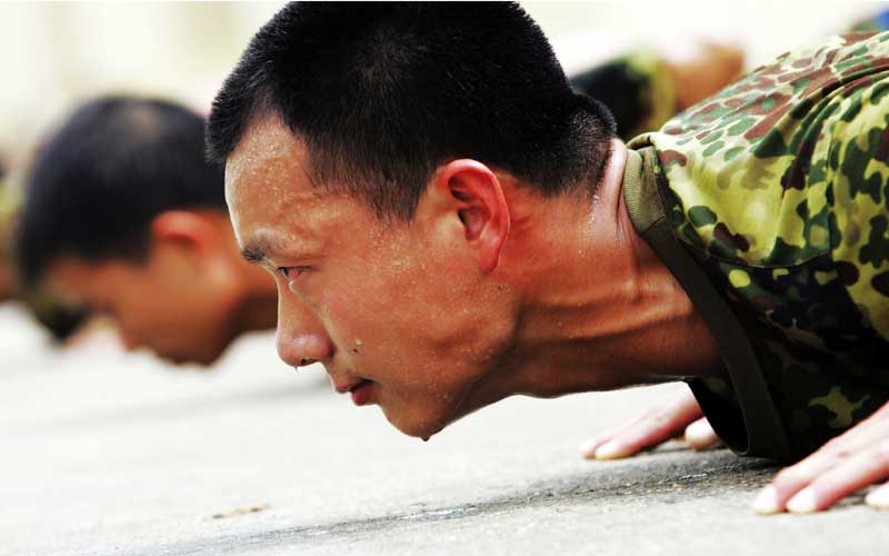 凌耀南作品：军魂