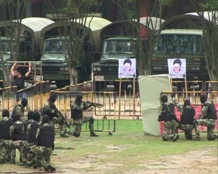 实录深圳边防特战队处突演练