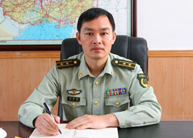 专访：广西钦州边防支队政治委员黄振威
