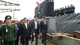 越南总理在俄参观河内号基洛级常规潜艇