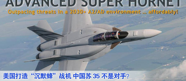 美国打造“沉默蜂”战机 中国苏35不是对手？