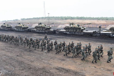 Motorized infantry brigade conducts long-distance maneuver drill
