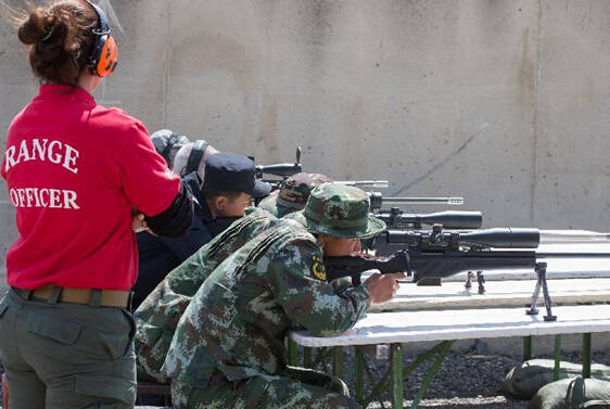 Chinese participants compete in 14th Police and Military Sniper World Cup