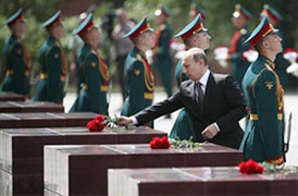 俄罗斯纪念卫国战争爆发74周年