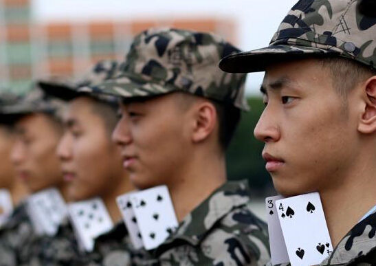 New students take rigorous military training in SW China