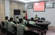 广西港口边防组织官兵开展驾驶员知识竞赛活动