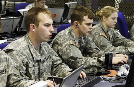 美133支网络部队全部具备初步作战能力