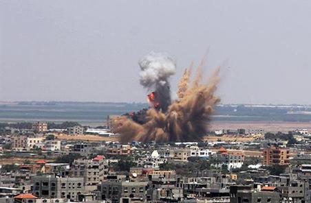 以军轰炸加沙地带哈马斯军事目标