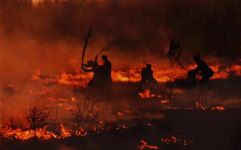 乔天富作品：1987年大兴安岭扑火救灾