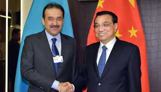 Premier Li meets with Kazakh counterpart in Davos