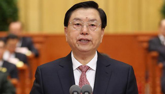 Zhang Dejiang presides over closing meeting of 3rd session of 12th NPC