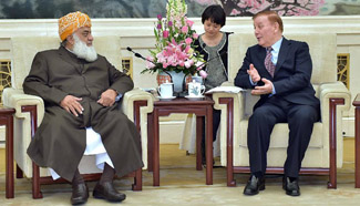 Arken Imirbaki meets Pakistan's official in Beijing