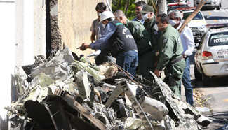 King Air plane crashes in Belo Horizonte, Brazil