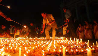 Nepalese people mourn departed souls of massive earthquakes