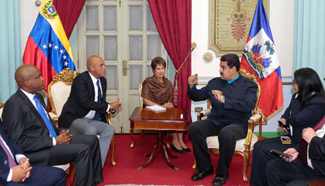 Venezuelan president meets Haitian counterpart in Venezuela
