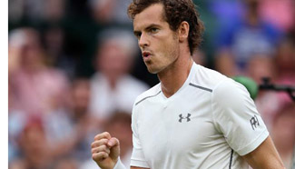 Murray won 3-0 against Pospisil at Wimbledon