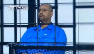 Tripoli court sentences Gaddafi's son to death