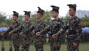 New students take rigorous military training in SW China