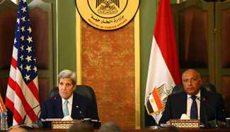 U.S. Kerry arrives in Egypt to relaunch bilateral partnership