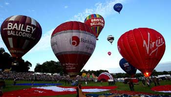 Bristol Int'l Balloon Fiesta held in Great Britain