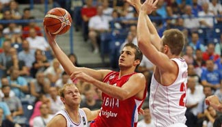 Serbia claims title at "Belgrade Cup" final basketball match against Russia