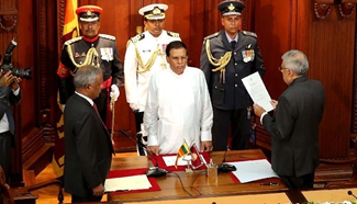 Ranil Wickremesinghe sworn in as Sri Lanka's new PM