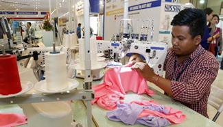 Int'l Garment and Industrial Machinery Exhibition held in Cambodia