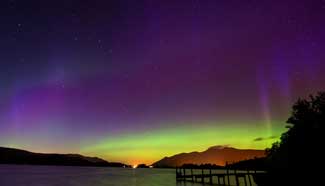 Spectacular northern lights seen in Lake District of UK
