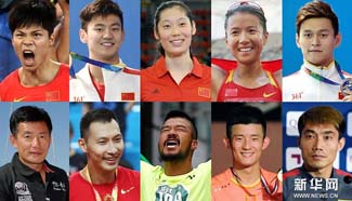 Chinese athletes of year voted by Xinhua