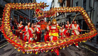 Year of the Monkey celebrated with Lion Dancers in London