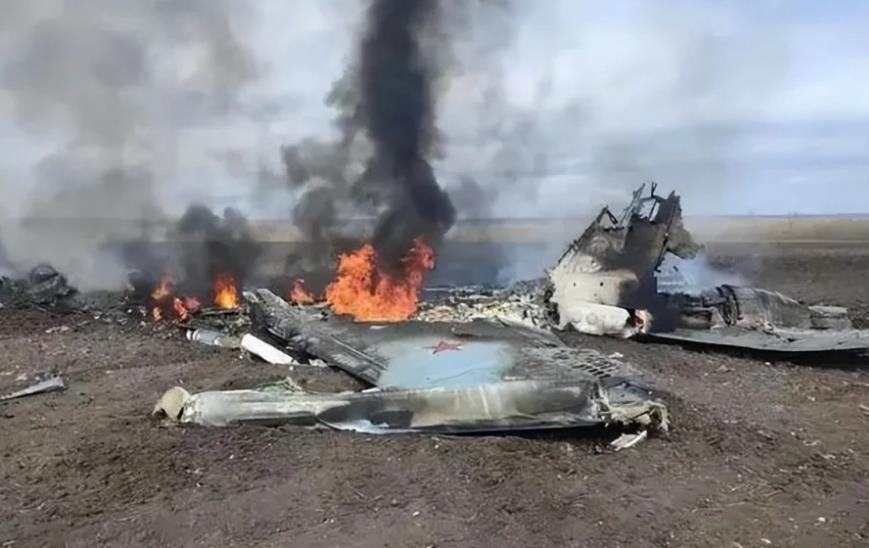 突發！俄軍一架蘇-34戰機墜毀