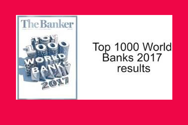 “2017年全球银行1000强排名”发布 邮储银行总资产升至21位