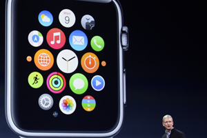 苹果公司推介全新产品智能手表