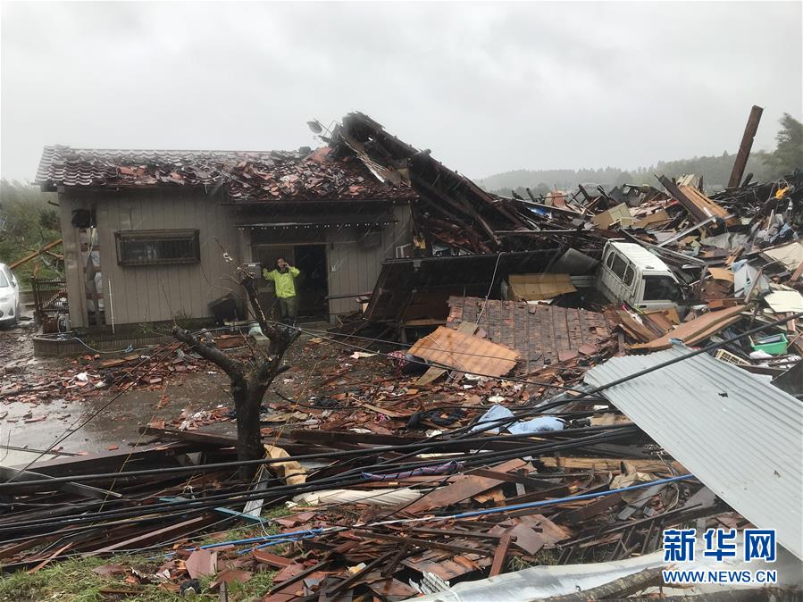 （国际）（5）日本千叶突发龙卷风1死5伤
