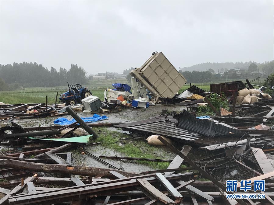 （国际）（9）日本千叶突发龙卷风1死5伤