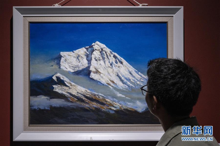 （文化）（1）高原雪山画派作品展亮相世界屋脊
