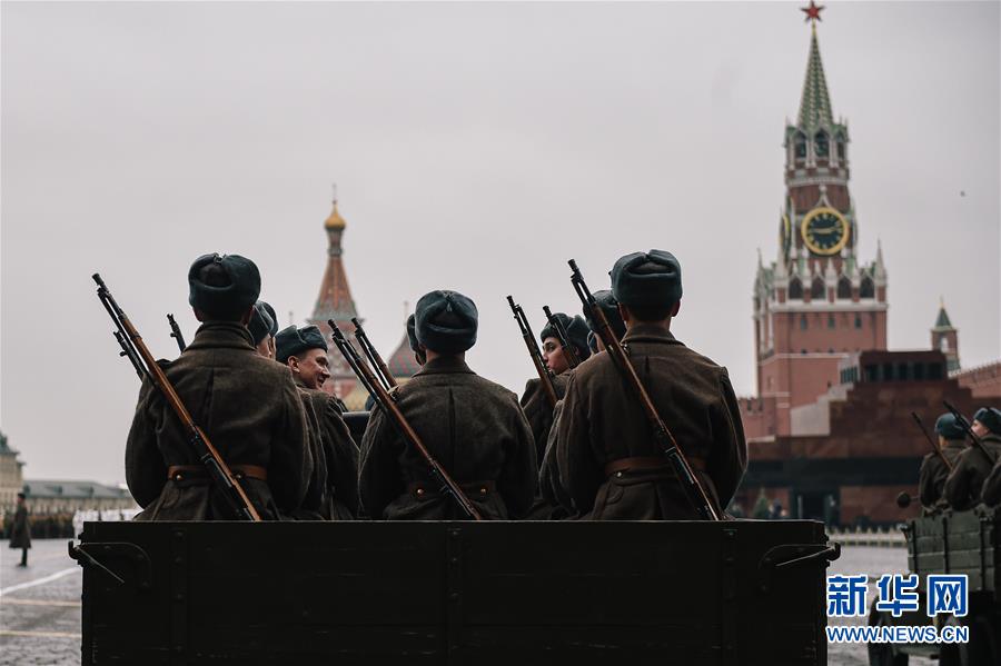 （国际）（7）俄罗斯举行纪念1941年红场阅兵78周年彩排