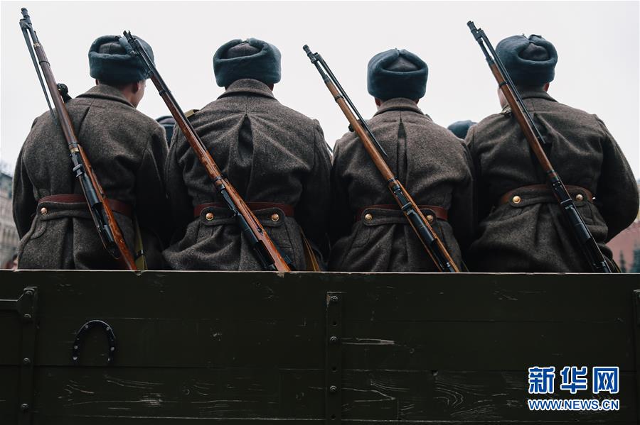 （国际）（8）俄罗斯举行纪念1941年红场阅兵78周年彩排