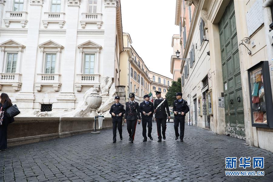 （国际）（6）中意第四次警务联合巡逻在罗马启动