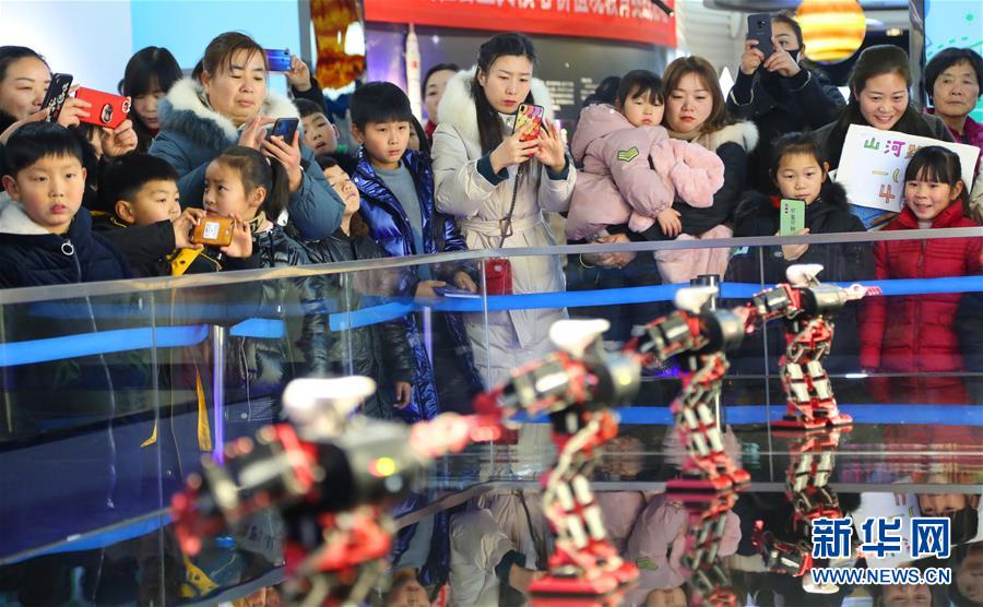 #（社会）（1）河南宝丰：寒假喜逛&ldquo;科技大集&rdquo;