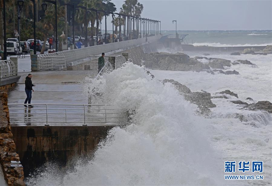 （国际）（3）黎巴嫩遭新一轮暴风雨雪天气袭击